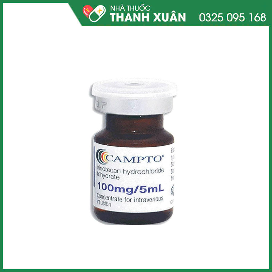 Campto 100mg/5ml điều trị cho bệnh nhân ung thư ruột kết - trực tràng tiến triển